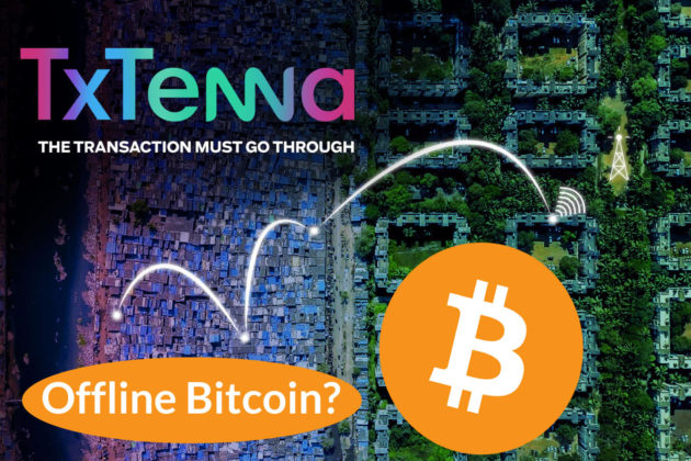 The illustration of offline Bitcoin transactions with TxTenna