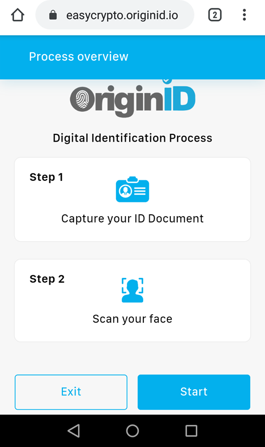 OriginID digital identification