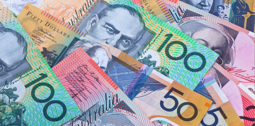 Buy Bitcoin with Australian Dollars AUD pile of cash