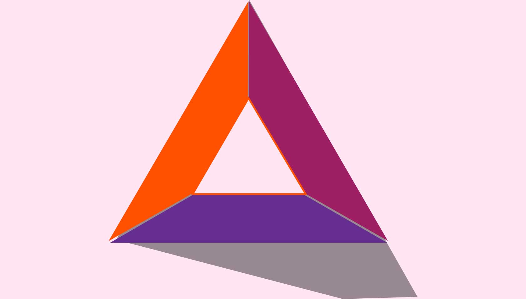 The logo of Blockchain Attention Token (BAT) on pink background