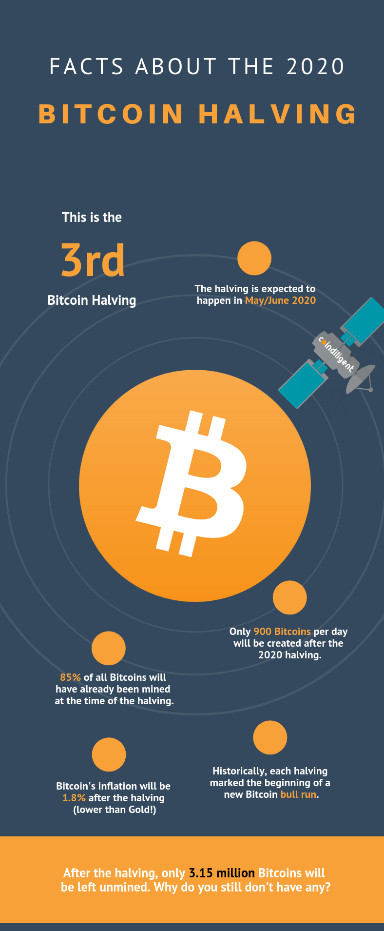 Facts about the 2020 Bitcoin Halving Infographic