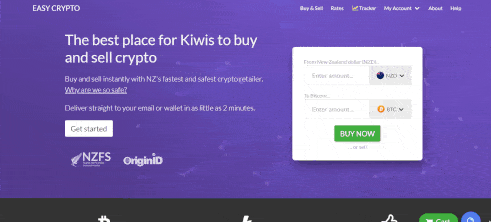 Buy Bitcoin Easy Crypto NZ GIF New Zealand