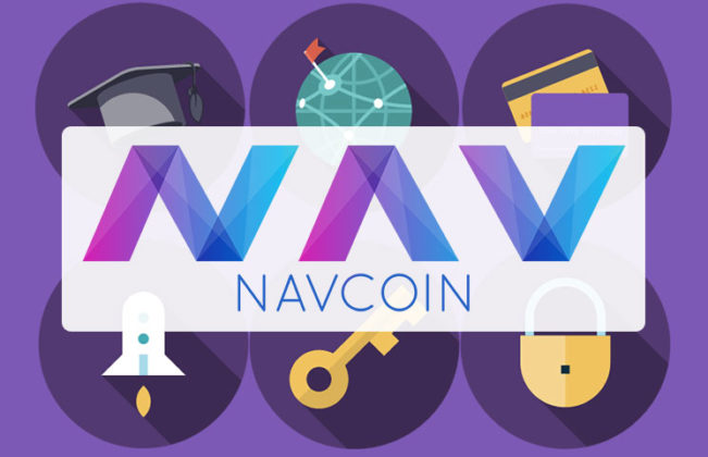 navcoin logo infront of key,glove,rocket,wallet 