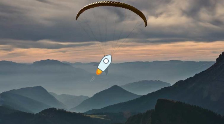 stellar-lumen-airdrop-on-parachute