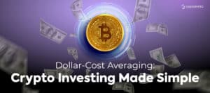 Illustration for dollar cost averaging crypto