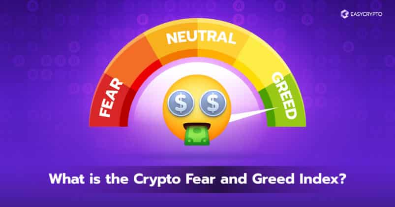 Illustration of a curved graph to illustrate the idea of what is the crypto fear and greed index.