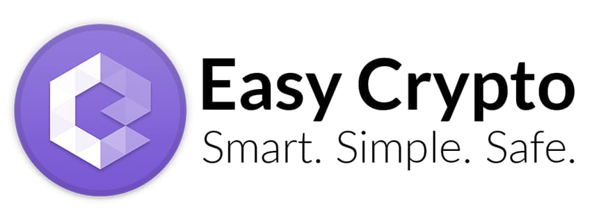 The logo of Easy Crypto, the best place to live off cryptocurrency in New Zealand (NZ)