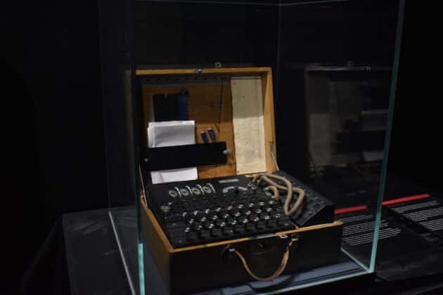 the Enigma machine
