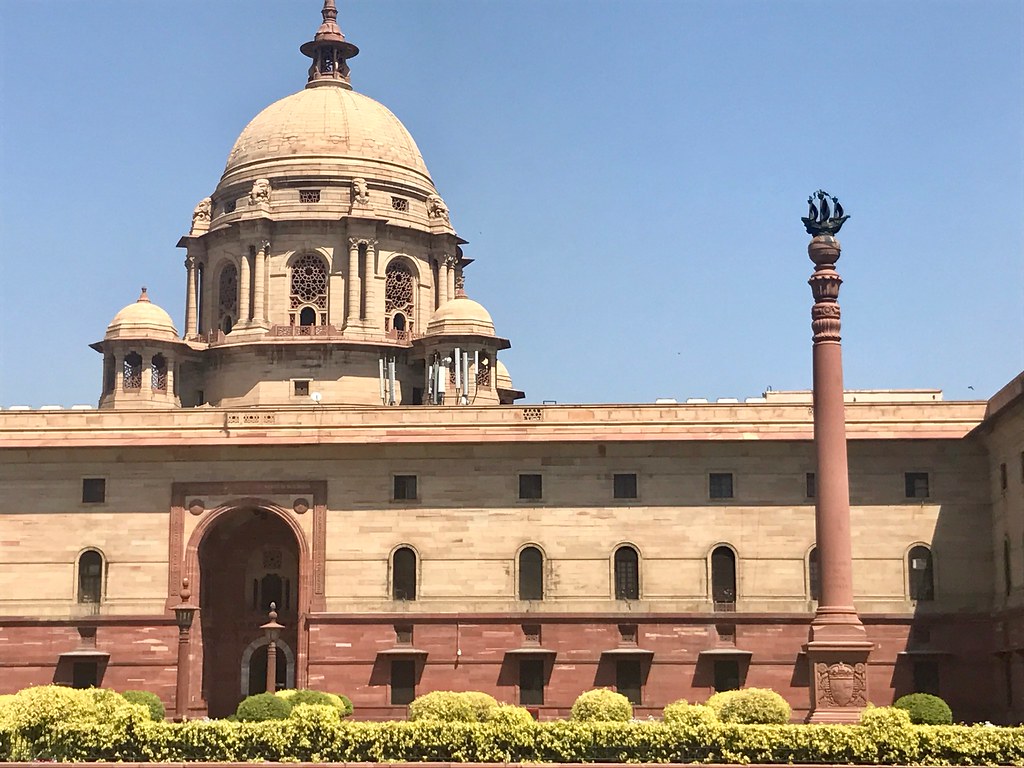 The Parliament of India building