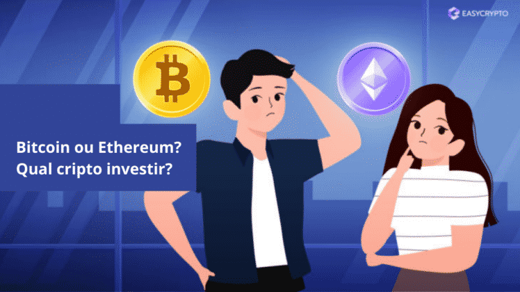Qual criptomoeda investir? Bitcoin ou Ethereum?
