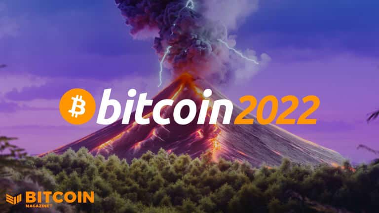 Screenshot banner of Bitcoin 2022 in Miami Florida.