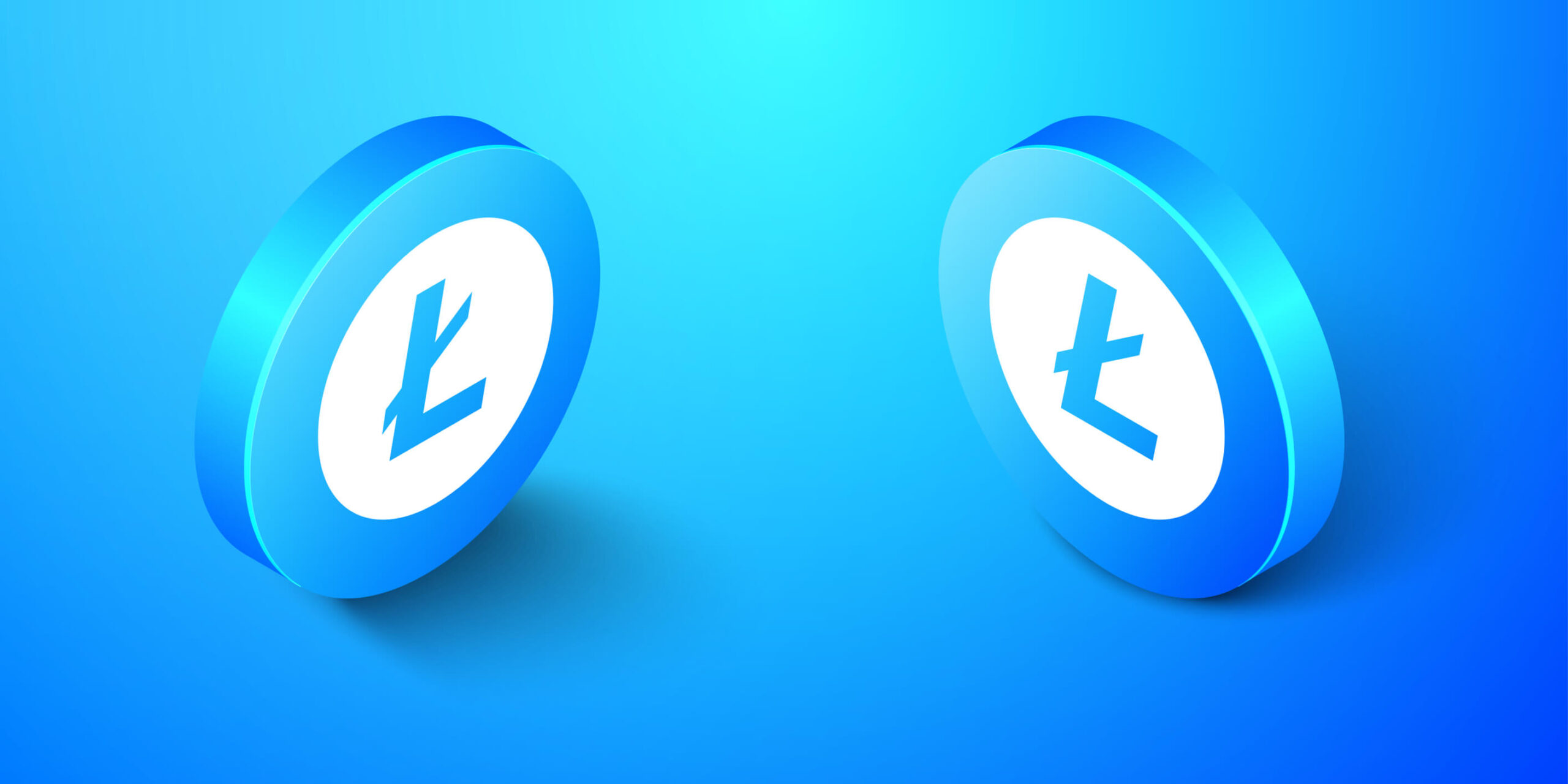 Blue Litcoin (LTC) logo.