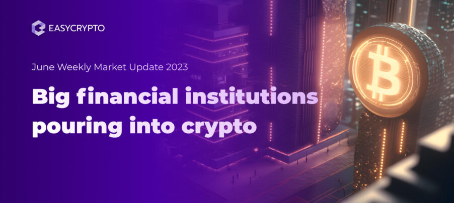 HUB Update - Big financial institutions pouring into crypto